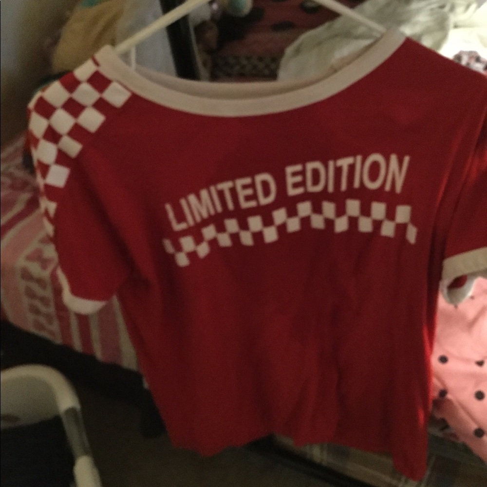 Red limited addition shirt